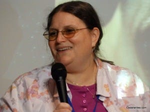 The inestimable Toni Weisskopf (taken at LibertyCon 27) 