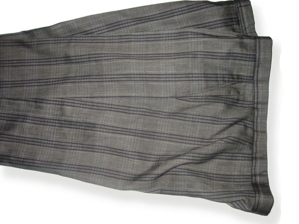 Don Cherry's black on grey plaid pants, donated via daughter Cindy Cherry