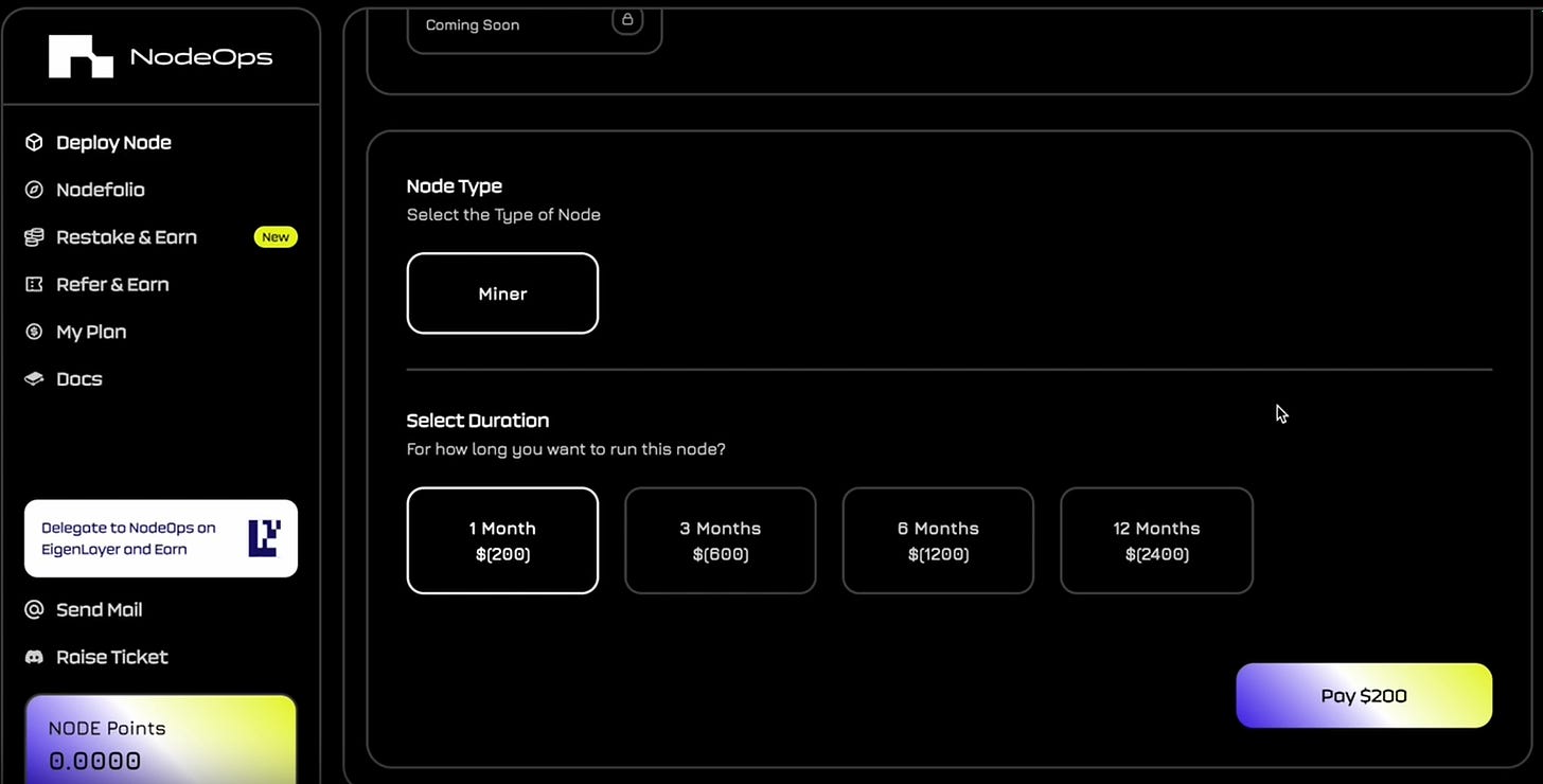 one-click node deployment