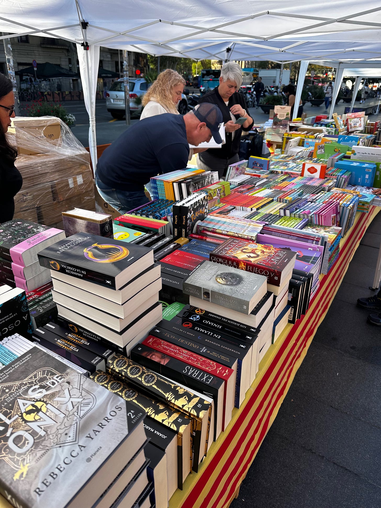 Barcelona on Sant Jordi