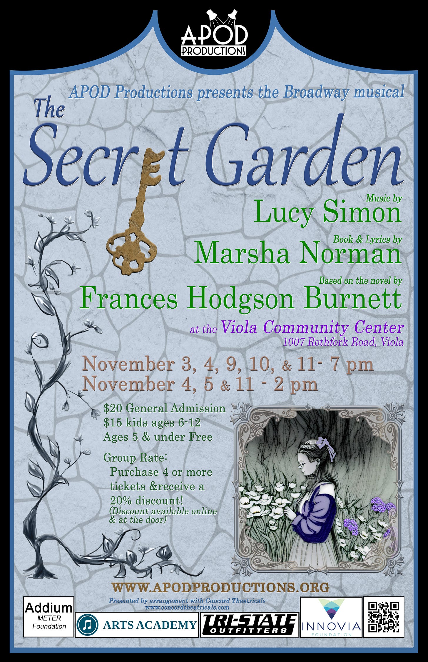 A poster for The Secret Garden
