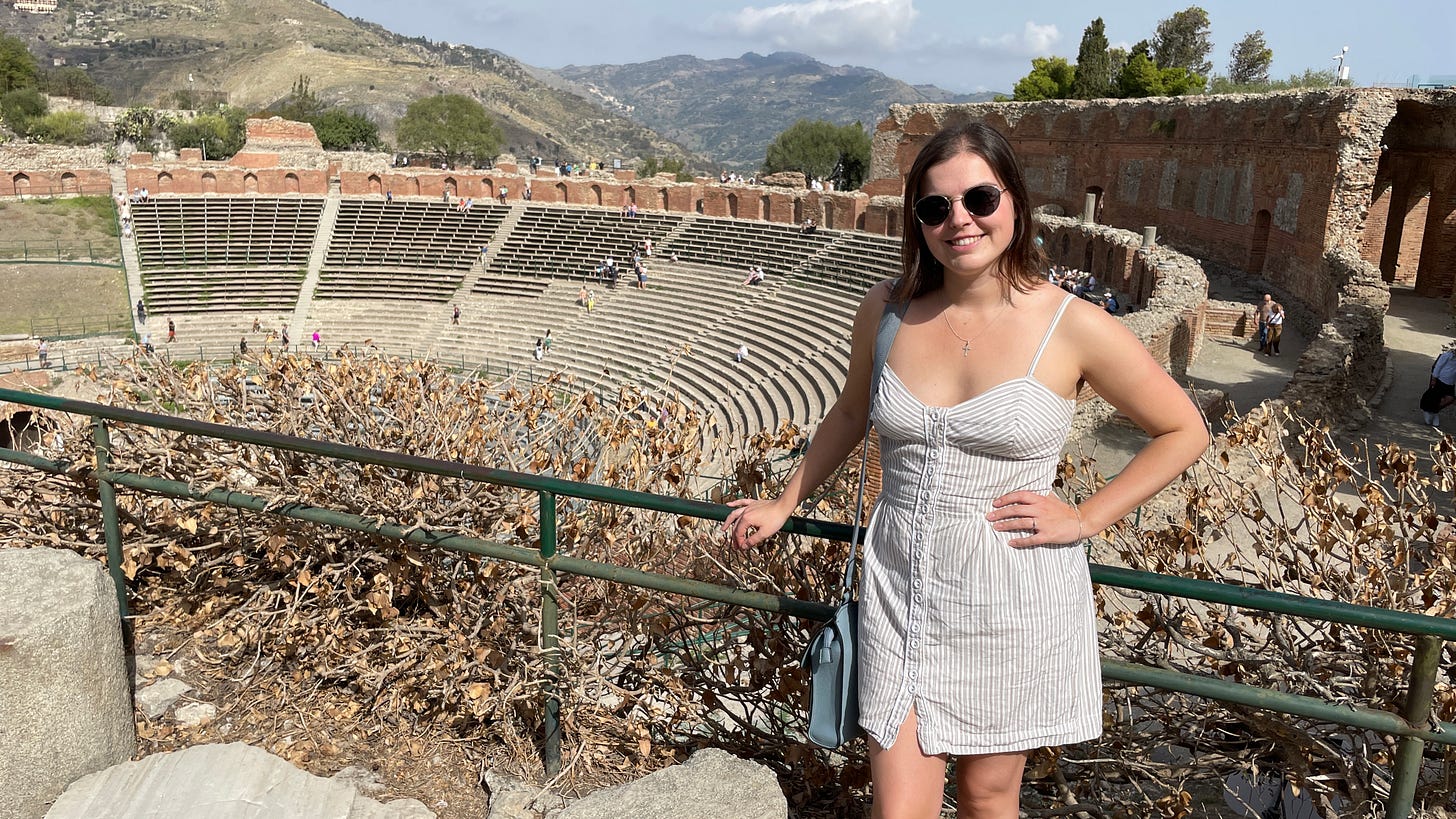 Photo of Ellen an Online Latin Tutor in Taormina, Sicily