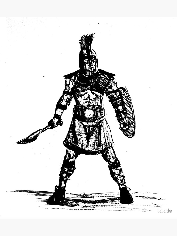 Thracian Gladiator" Poster by lolode | Redbubble