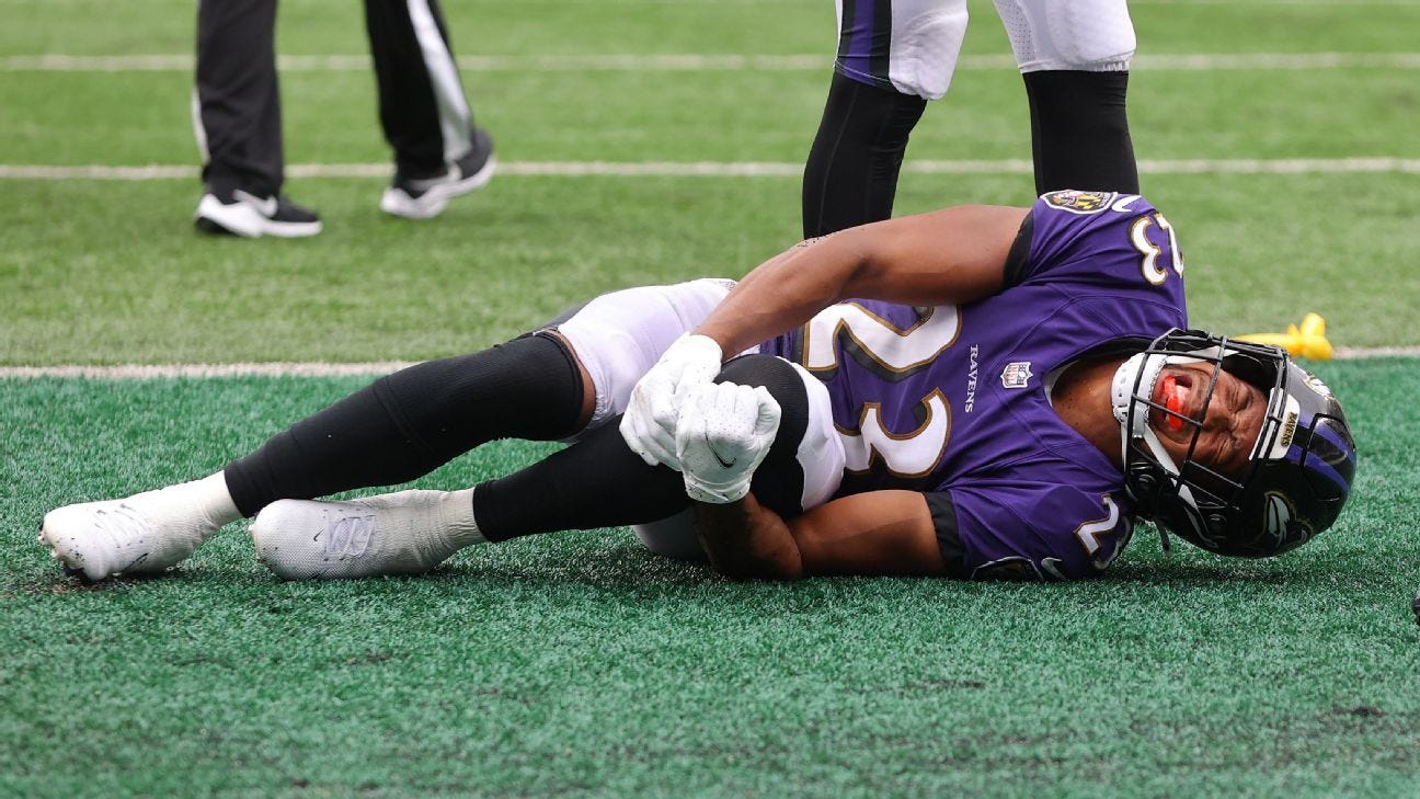 Baltimore Ravens CB Kyle Fuller out for season with torn ACL