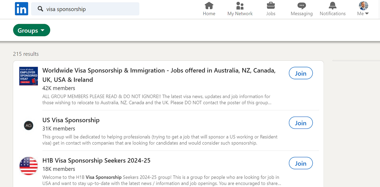 How to Find a Job with Visa Sponsorship on LinkedIn