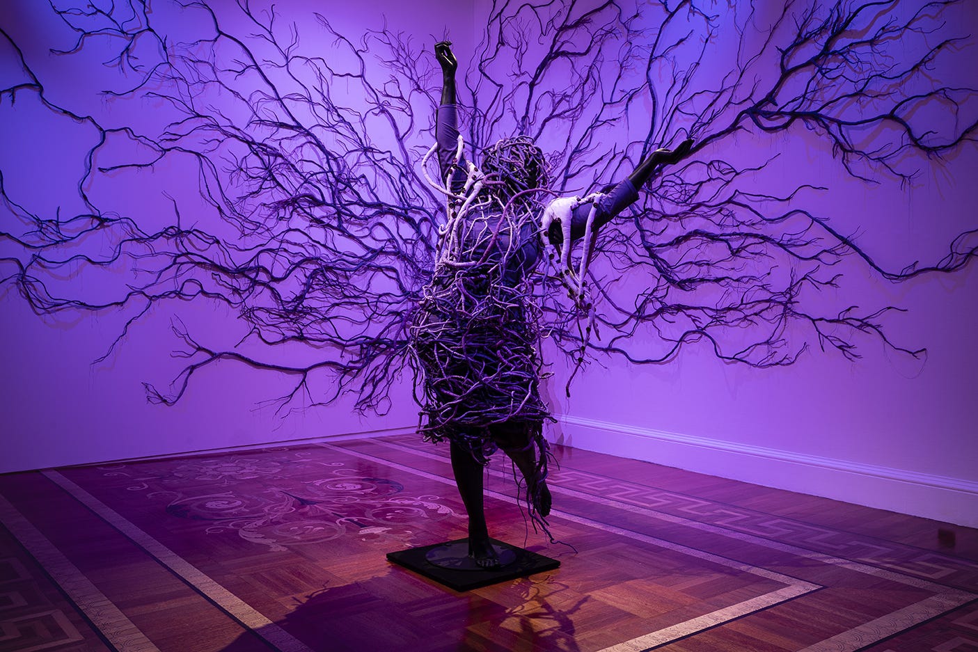 Sprawling Roots and Richly Hued Gowns Permeate Mary Sibande's Postcolonial  Artworks — Colossal