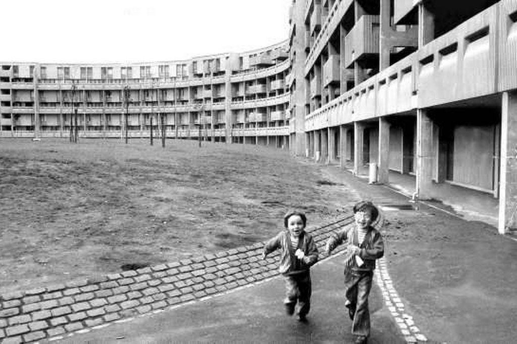 Hulme Crescents Manchester 1970s