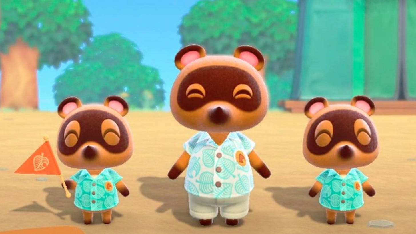 animal crossing - timmy - tommy - tom nook - nintendo - pandemic