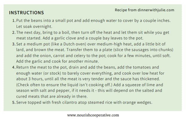 brazilian feijoada instructions