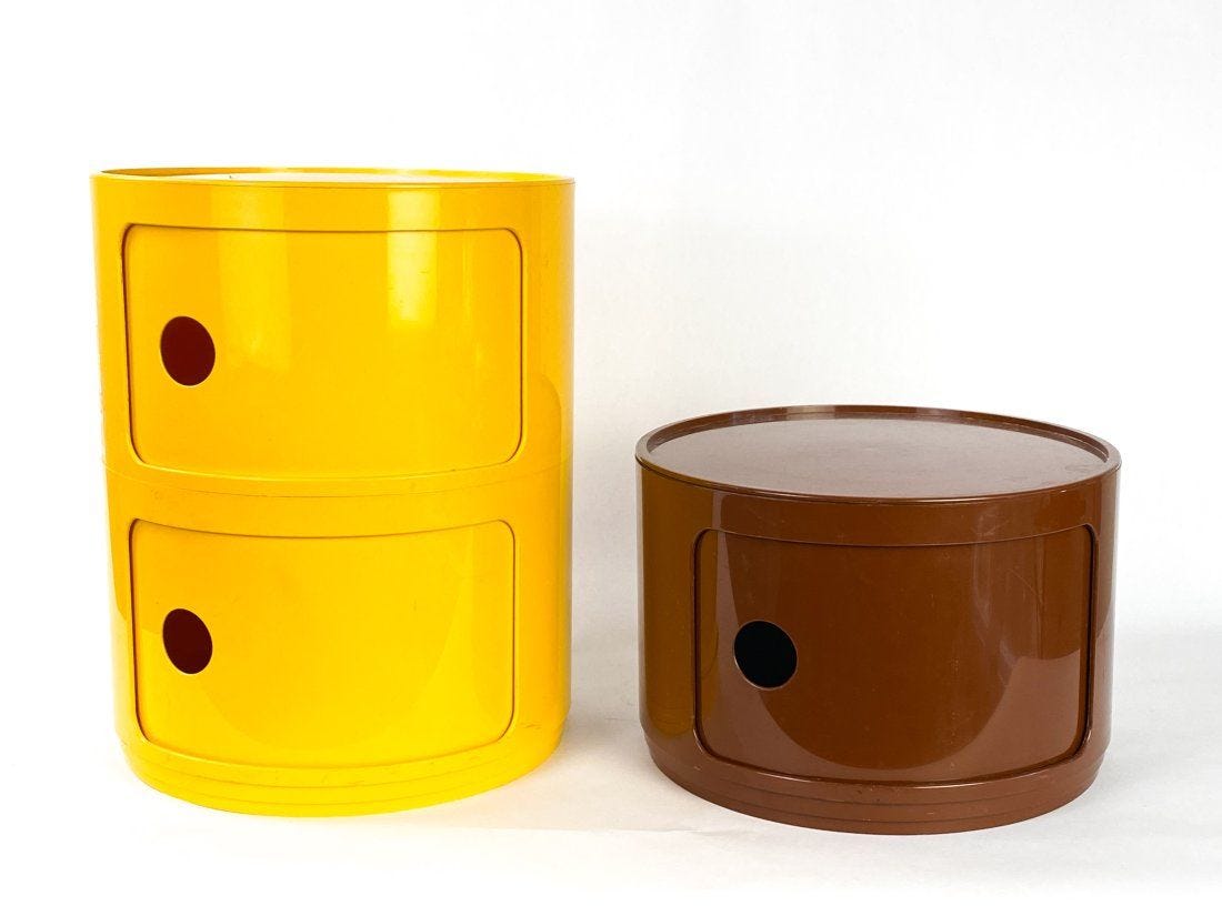Anna Castelli Ferrieri for Kartell, Small Componibili Containers