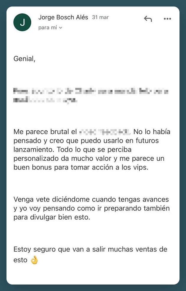 reaccion Jorge al bonus