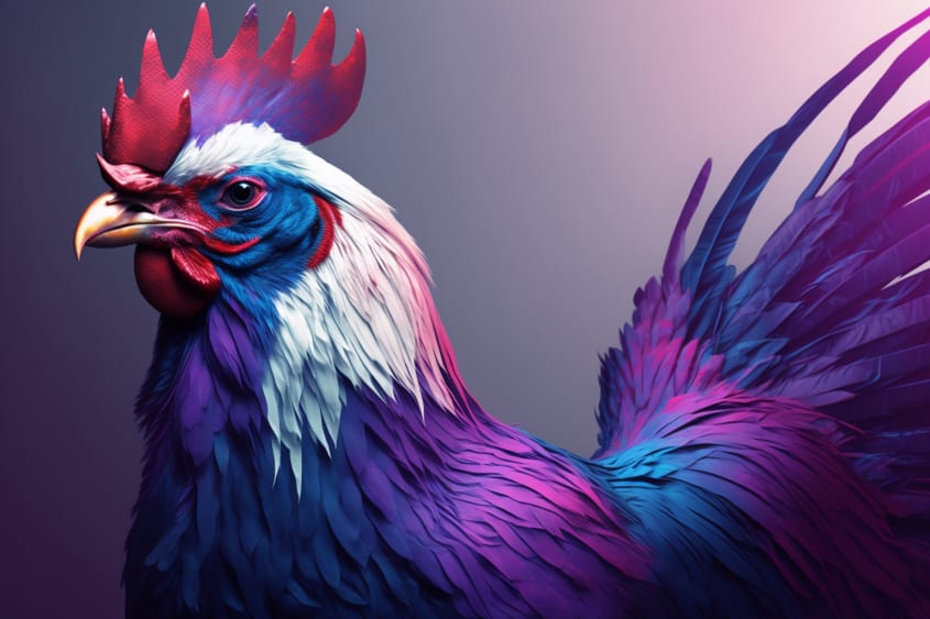 A bisexual Rooster (surprise!)