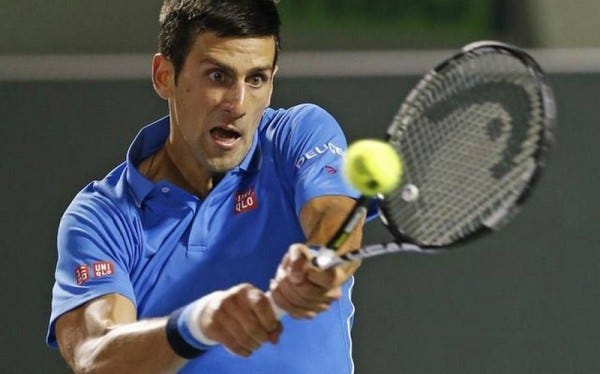 novak djokovic has tough battle to beat alexandr dolgopolov at 2015 miami open masters