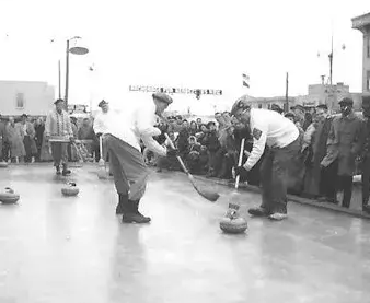 Fur Rendezvous Curling games.