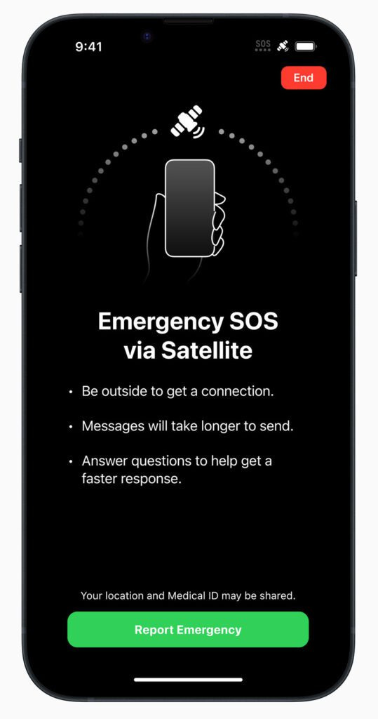 iPhone 14 Emergency SOS Via Satellite