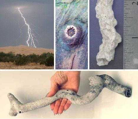 Fulgurites: High-Glass Digs Where Lightning Goes To Die | Fulgurite, Rocks  and crystals, Rocks and gems