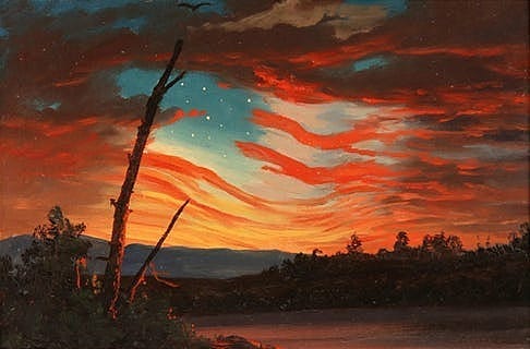 Frederic Edwin Church, "Our Banner in the Sky"