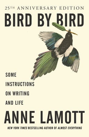 Book cover image for Bird by Bird by Anne Lamott
