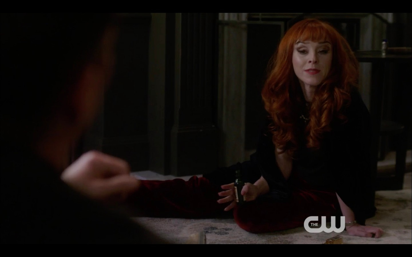 rowena reacts to sam winchester help supernatural funeralia