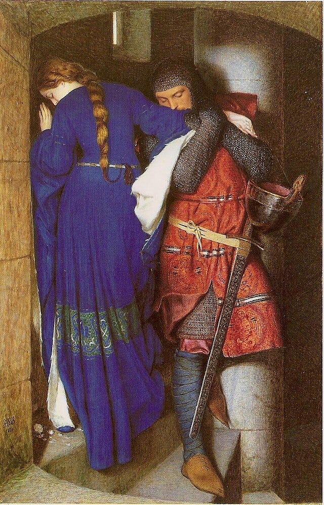 File:Frederic William Burton - Hellelil and Hildebrand or The Meeting on  the Turret Stairs.jpg - Wikipedia