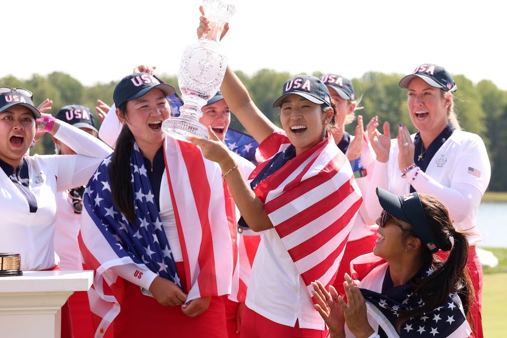 USA hold off Europe fightback to lift Solheim Cup – The Irish Times