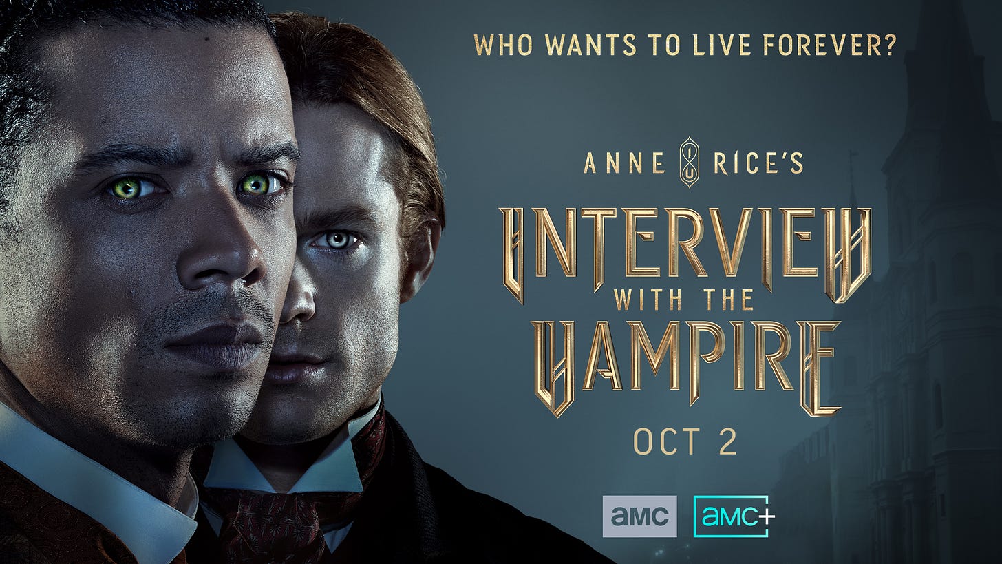 Review of Interview with the Vampire on AMC and AMC+ | Jess Spoll for Double Take TV Newsletter