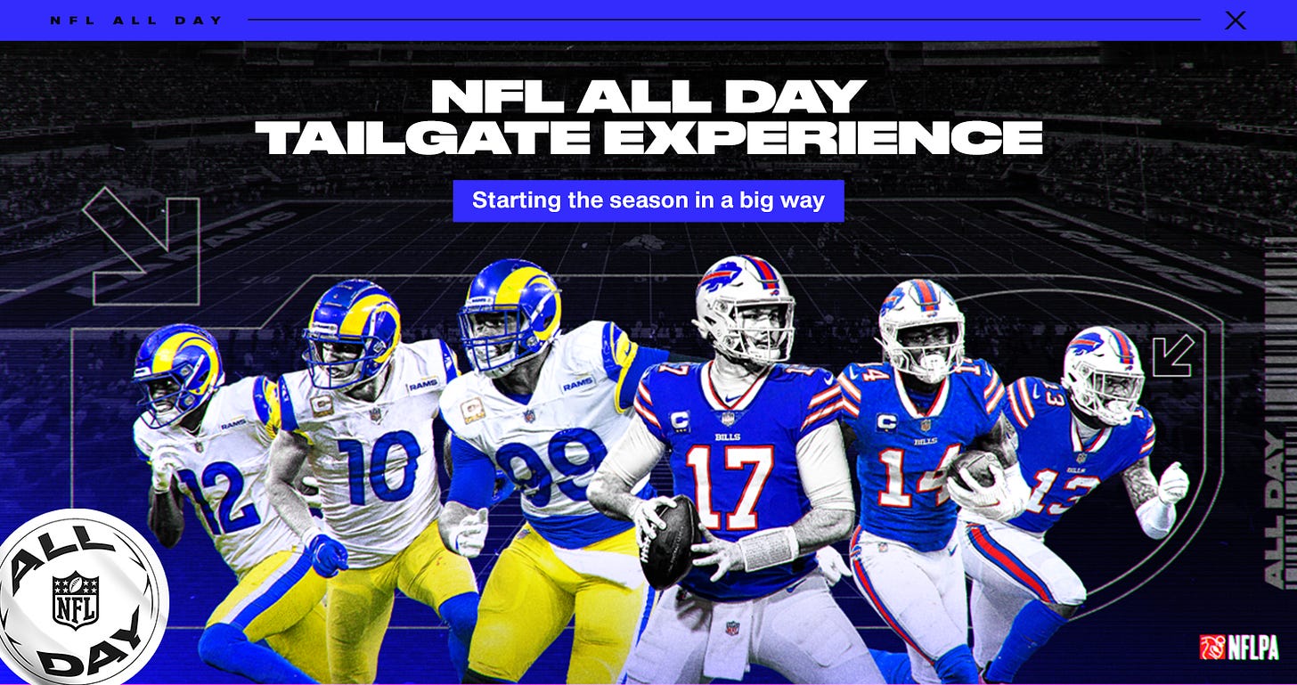 The season starts tonight, and NFL ALL DAY is going all-out for Kickoff.