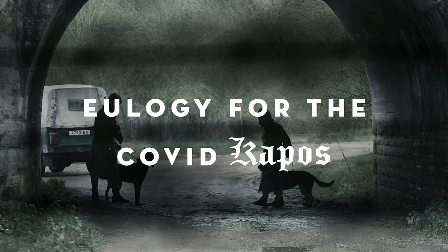 Eulogy for the COVID Kapos (Video: Doc Malik)