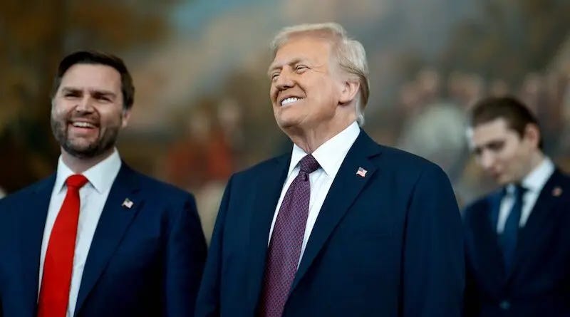 Vice President JD Vance with US President Donald Trump. Photo Credit: The White House, X