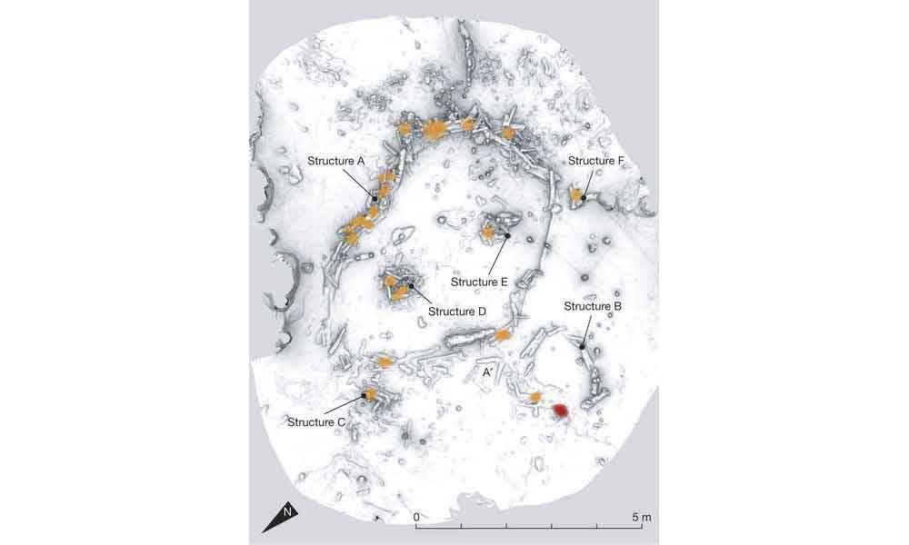 Bruniquel circular structures plan view