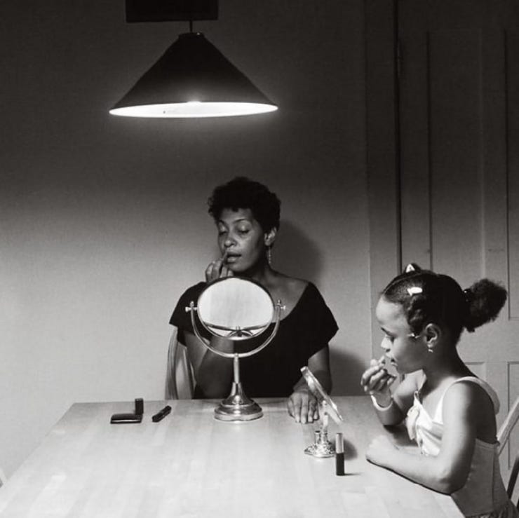 The kitchen table series. Carrie Mae Weems, 1990
