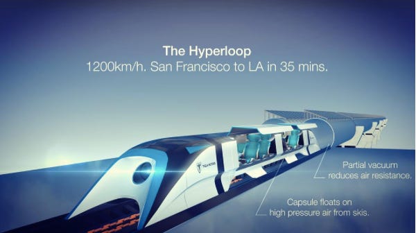 The Hyperloop is a futuristic train that can reach speeds up to 760 mph…at  least that's the plan. | by Tech Chat | Medium