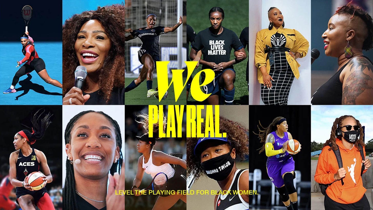 We Play Real | Nike celebrating Black women in sports