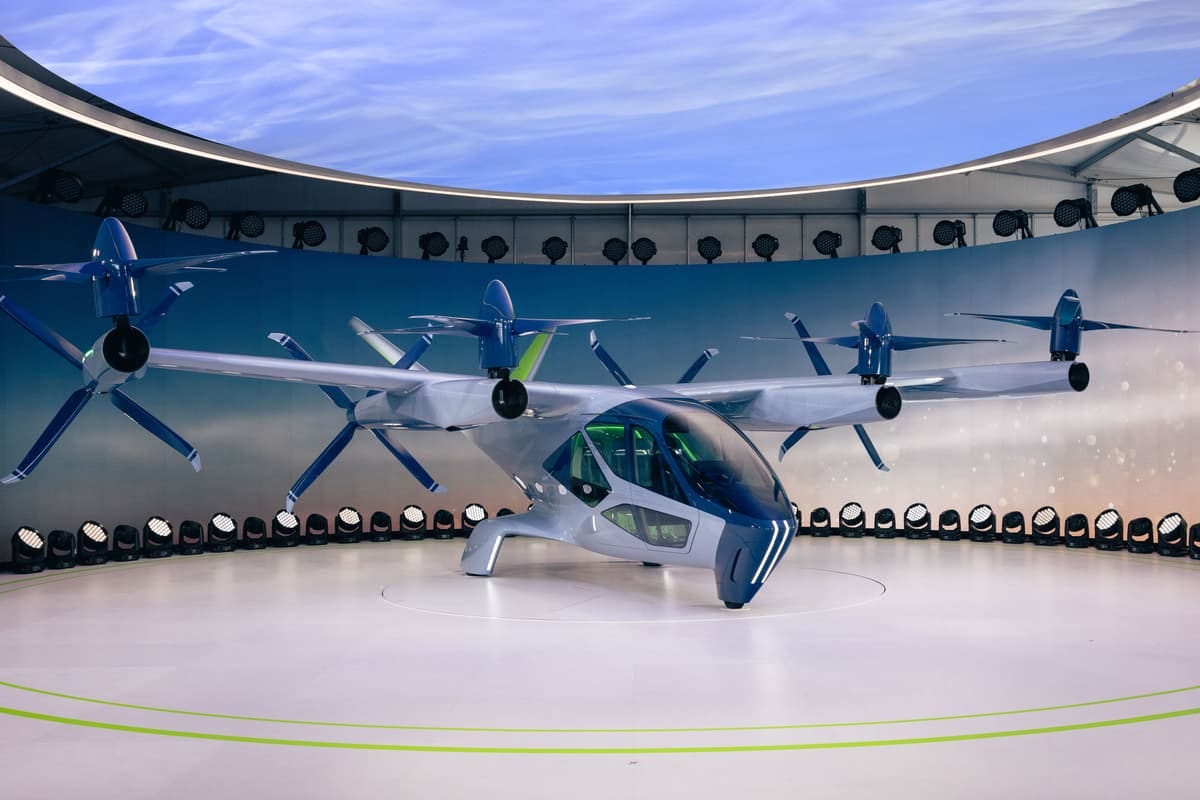 The S-A2 aircraft unveiled at CES; we're not sure how much of it works