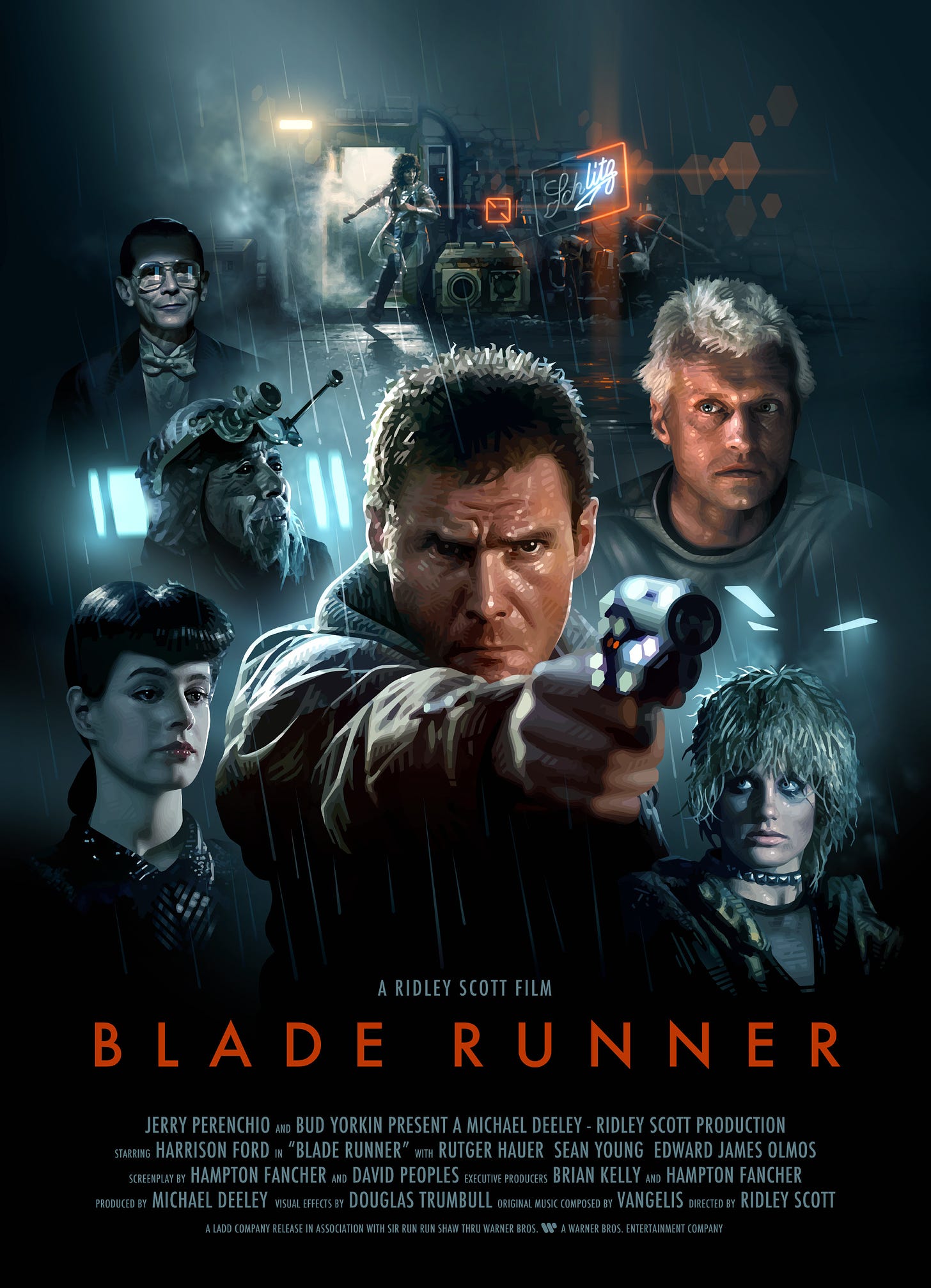 ArtStation - Blade Runner Poster, Brian Taylor