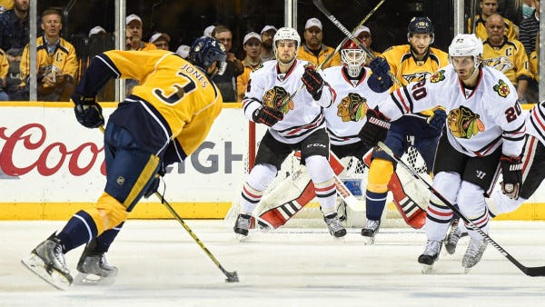 blackhawks beat predators for stanley cup playoffs 2015