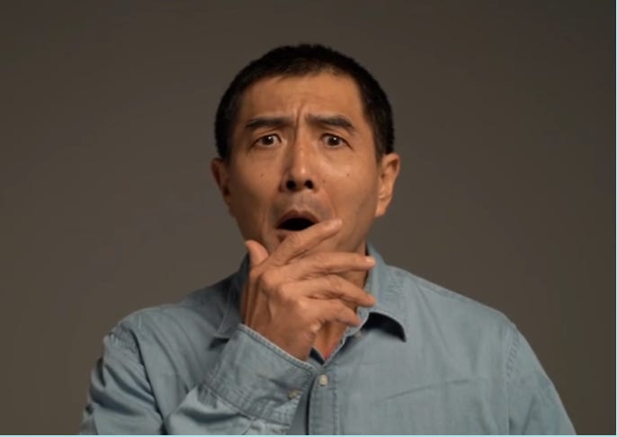 Man surprised