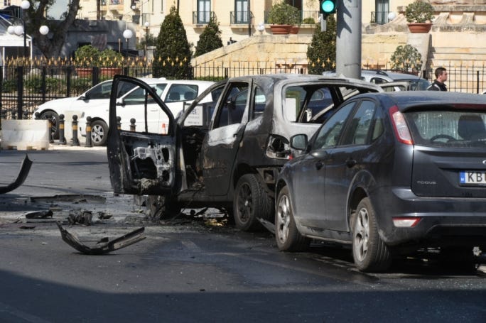 Horrific: the car bomb aftermath that nearly killed Romeo Bone