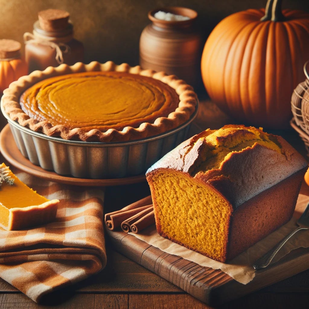 Pumpkin bread and pumkin pie, due to variations in water content, may offer different food safety levels for a cottage food. Pumpkin bread and pumkin pie, due to variations in water content, may offer different food safety levels for a cottage food.