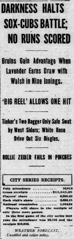 1912 Chicago Tribune