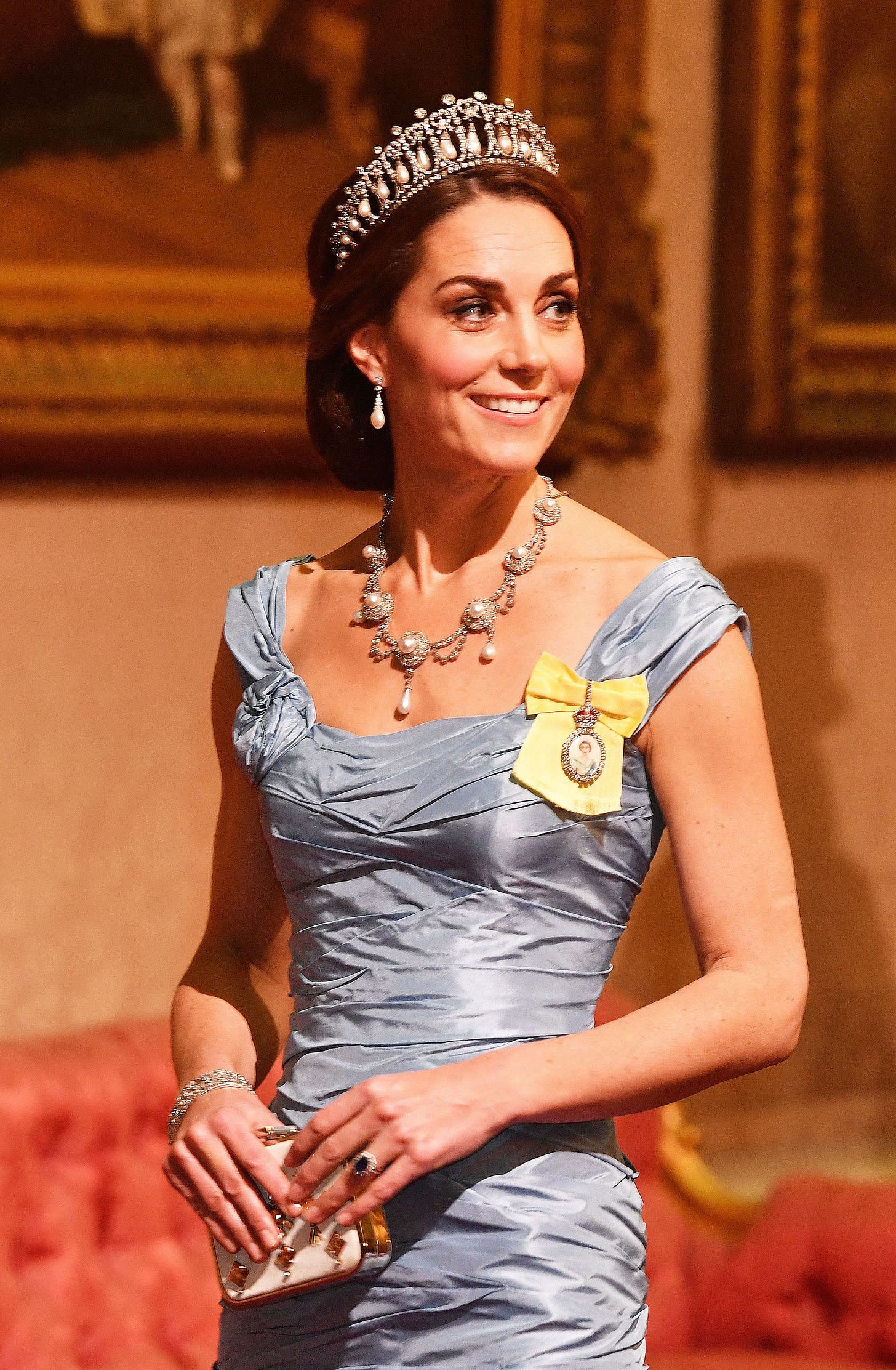 The First Photos of Kate Middleton Wearing a Royal Order Are Breathtaking