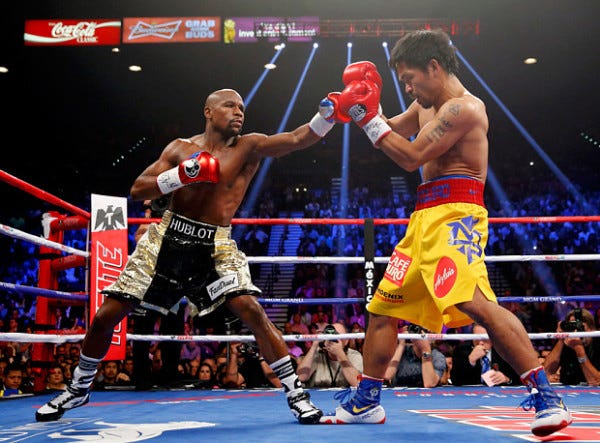 floyd mayweather punching manny pacquiao 2015 images