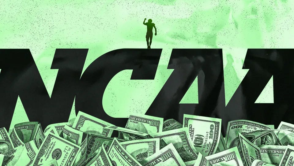 How will athletic departments divvy up their money in the new system starting on July 1? (Grant Thomas/Yahoo Sports)
