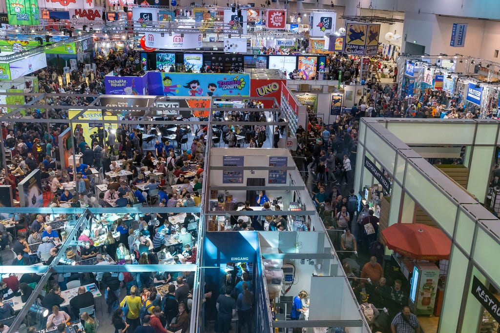 The SPIEL 19 gaming fair in Essen, Germany, packed with vi… | Flickr