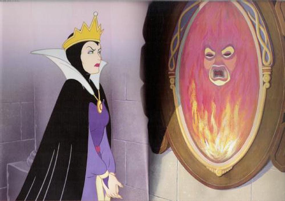 Grimhilde, la madrastra malvada de Blancanieves, atrapada en la fase del  estadio del espejo | El Gran Otro