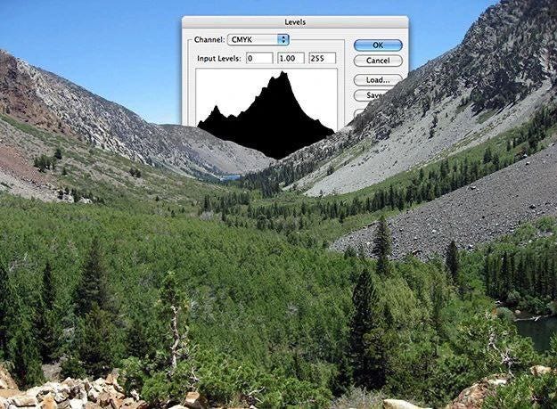 Ecology as a Flow, Mountain and a Photoshop Histogram