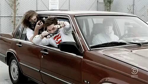 Drive By GIF - Drive By Workaholics Gangsters - Discover & Share GIFs