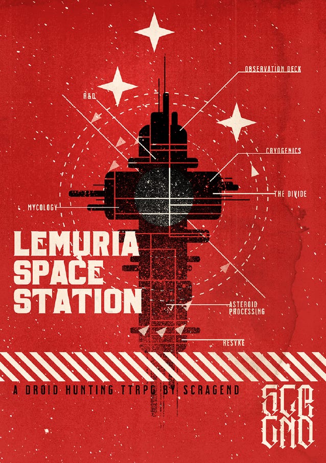 Cover for Lemuria Space Station