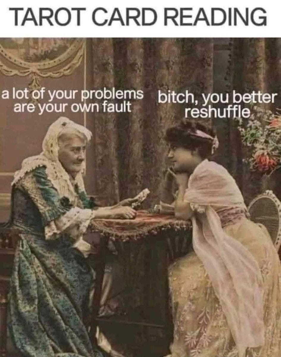 Tarot Humor (Memes) - Page 2 - Tarot Talk & Technique - Tarot, Tea ...