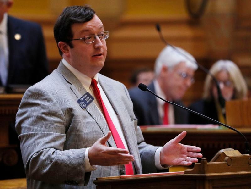 Republican Party of Georgia Chairman Josh McKoon (above) announced Wednesday that he had hired Travis Bowden to serve as the state party’s new executive director. (Bob Andres/The Atlanta Journal-Constitution)